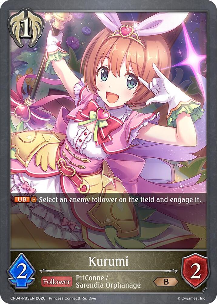 Kurumi - P83EN (Foil), CP04: Princess Connect! Re:Dive CP04-P83EN