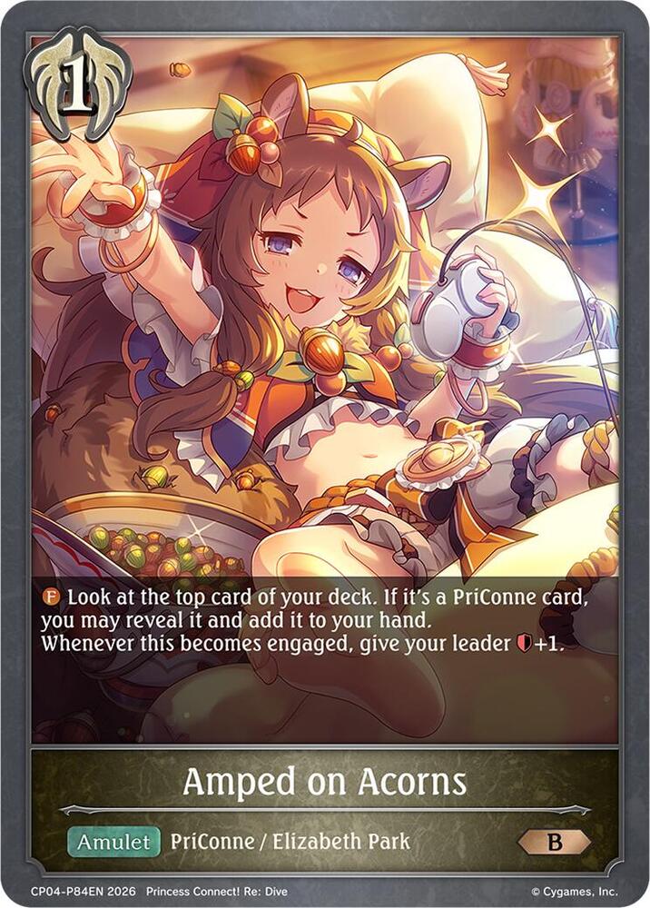 Amped on Acorns - P84EN (Foil), CP04: Princess Connect! Re:Dive CP04-P84EN