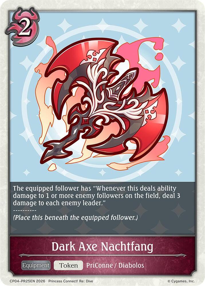 Dark Axe Nachtfang - PR25EN, CP04: Princess Connect! Re:Dive CP04-PR25EN