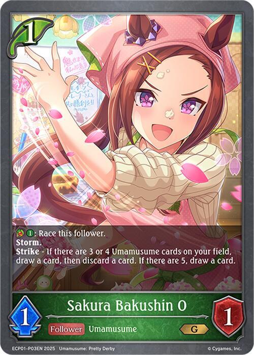 Sakura Bakushin O - P03EN (Foil), ECP01: Umamusume: Pretty Derby ECP01-P03EN