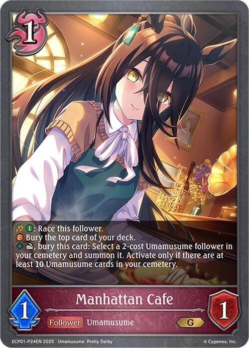 Manhattan Cafe - P24EN (Foil), ECP01: Umamusume: Pretty Derby ECP01-P24EN