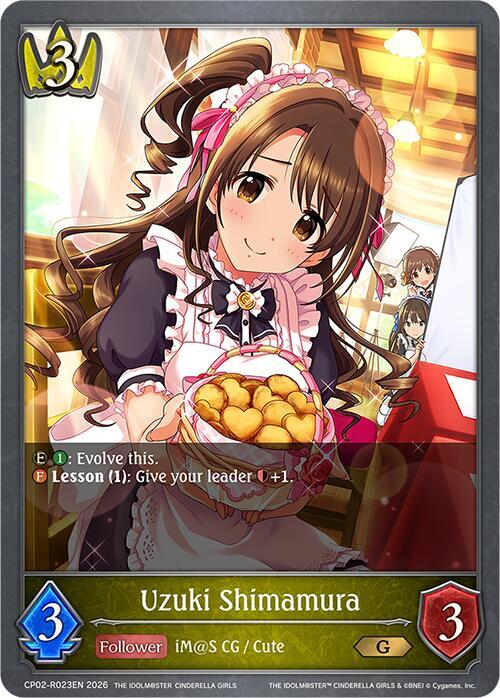 Uzuki Shimamura (Reprint), ECP02: THE IDOLM@STER CINDERELLA GIRLS CP02-R023EN