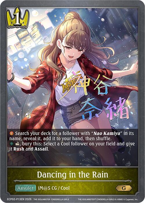 Dancing in the Rain - P13EN (Foil), ECP02: THE IDOLM@STER CINDERELLA GIRLS ECP02-P13EN