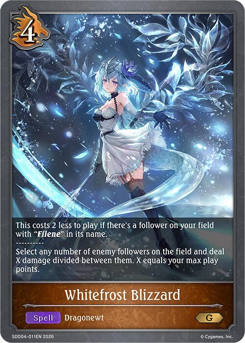 Whitefrost Blizzard, SDD04: Showdown Deck: Dragoncraft SDD04-011EN