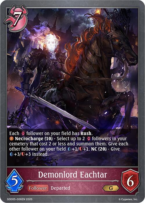 Demonlord Eachtar, SDD05: Showdown Deck: Abysscraft SDD05-006EN
