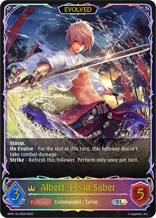 Albert, Levin Saber (Evolved) (SL), SP01: Seaside Memories SP01-SL15EN
