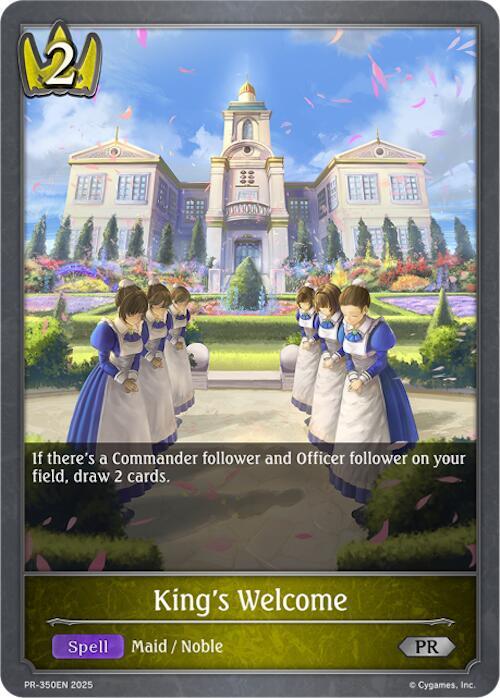 King's Welcome, Shadowverse: Evolve Promo Cards PR-350EN
