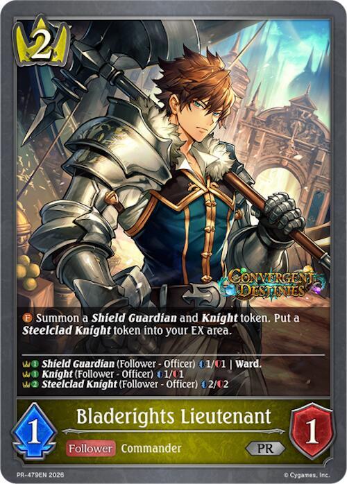 Bladerights Lieutenant, Shadowverse: Evolve Promo Cards PR-479EN