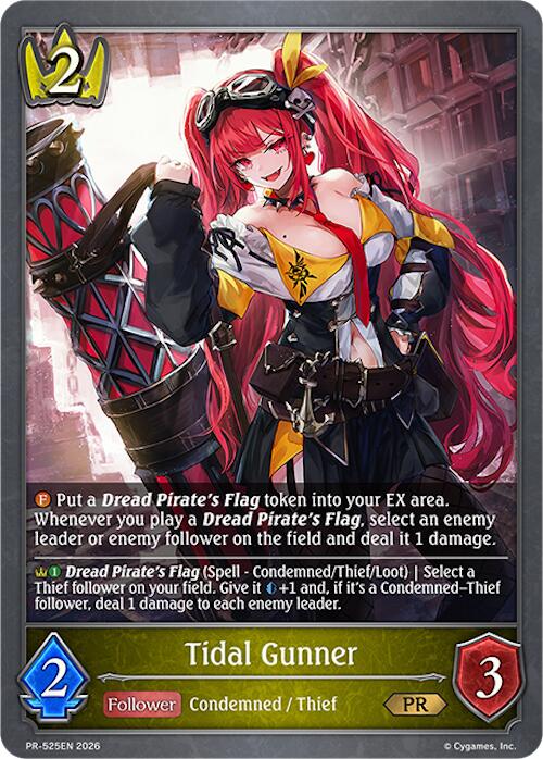 Tidal Gunner - PR-525, Shadowverse: Evolve Promo Cards PR-525EN