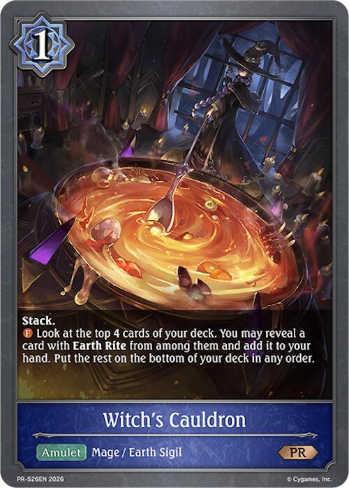 Witch's Cauldron - PR-526, Shadowverse: Evolve Promo Cards PR-526EN