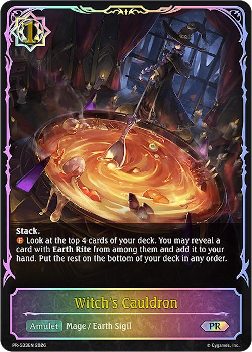 Witch's Cauldron - PR-533, Shadowverse: Evolve Promo Cards PR-533EN