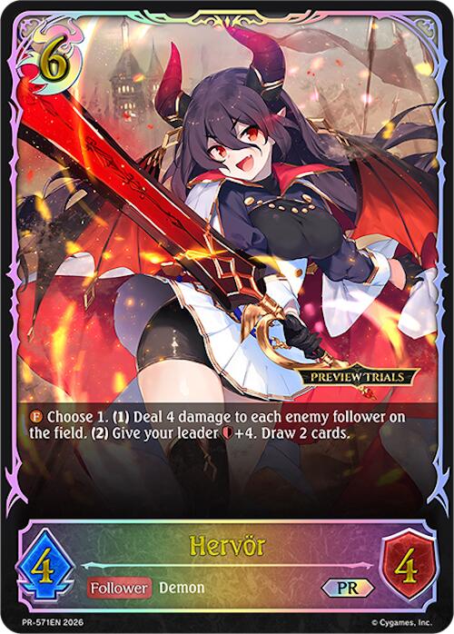 Hervor, Shadowverse: Evolve Promo Cards PR-571EN