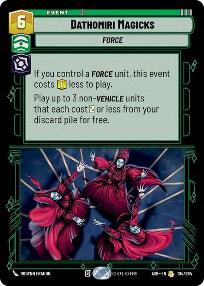 Dathomiri Magicks, Ashes of the Empire 104/264
