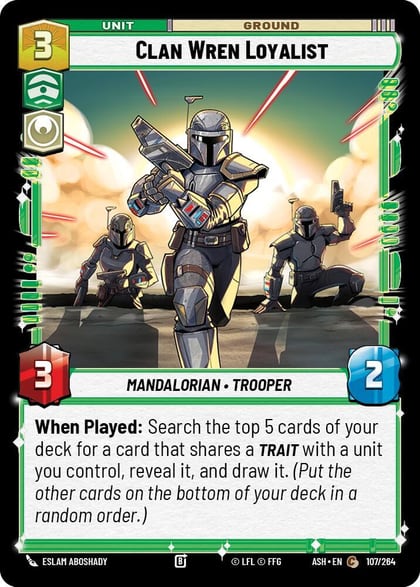 Clan Wren Loyalist, Ashes of the Empire 107/264