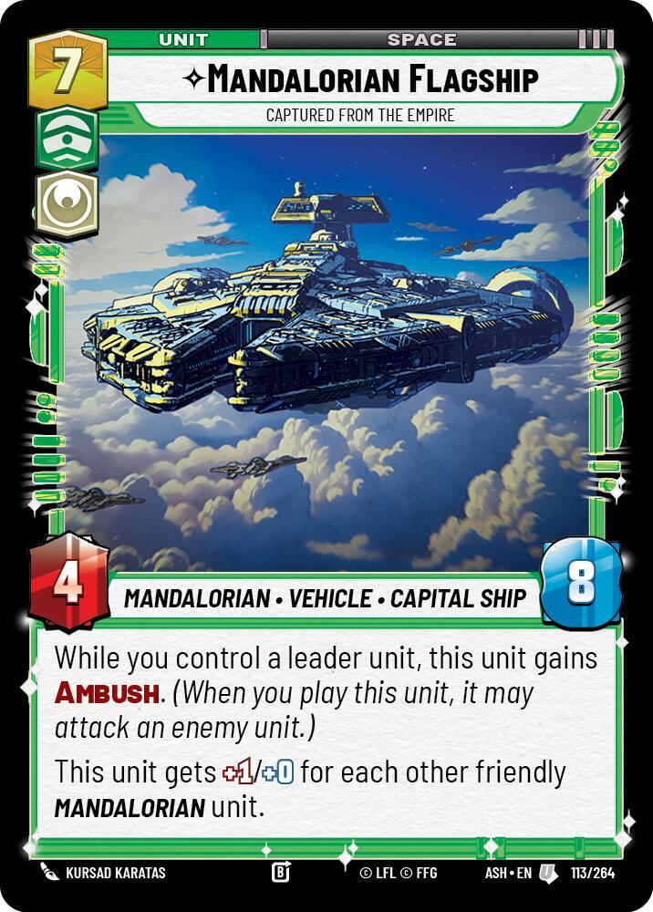 Mandalorian Flagship - Captured from the Empire, Ashes of the Empire 113/264