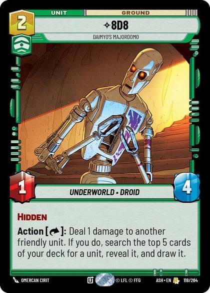 8D8 - Daimyo's Majordomo, Ashes of the Empire 118/264
