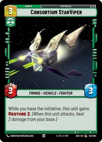 Consortium StarViper, Ashes of the Empire 122/264