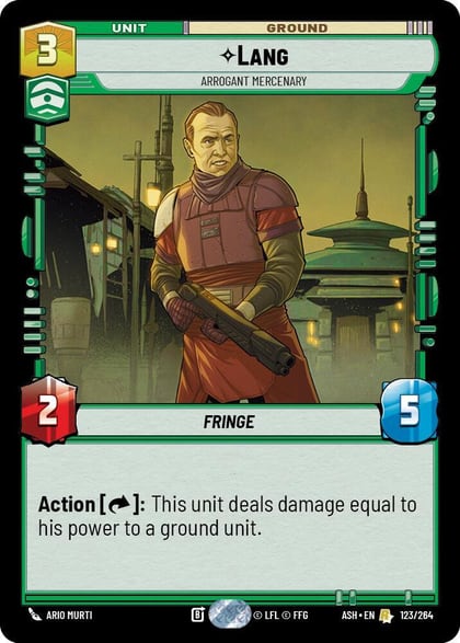 Lang - Arrogant Mercenary, Ashes of the Empire 123/264