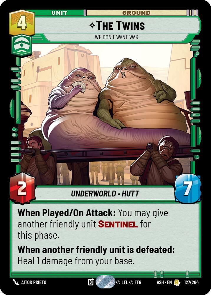 The Twins - We Don't Want War, Ashes of the Empire 127/264