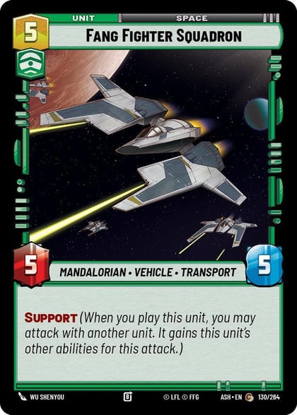 Fang Fighter Squadron, Ashes of the Empire 130/264