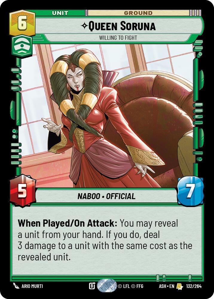 Queen Soruna - Willing to Fight, Ashes of the Empire 132/264