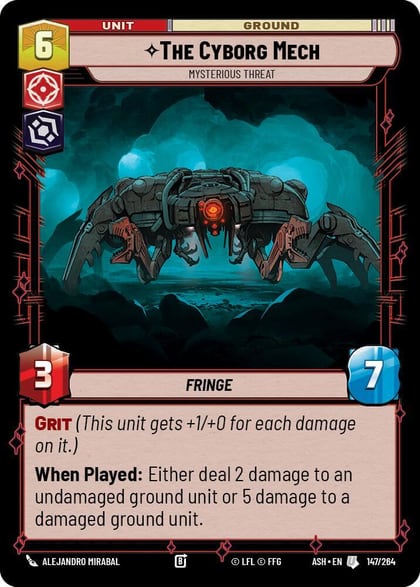 The Cyborg Mech - Mysterious Threat, Ashes of the Empire 147/264