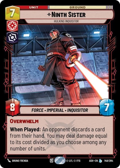 Ninth Sister - Hulking Inquisitor, Ashes of the Empire 148/264