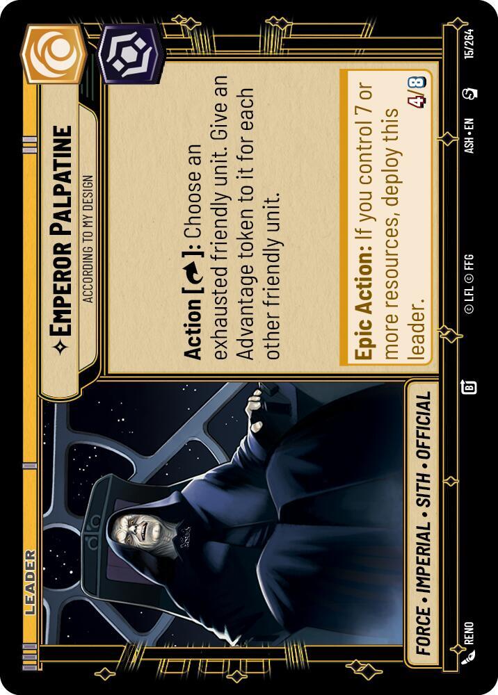 Emperor Palpatine - According to My Design, Ashes of the Empire 15/264