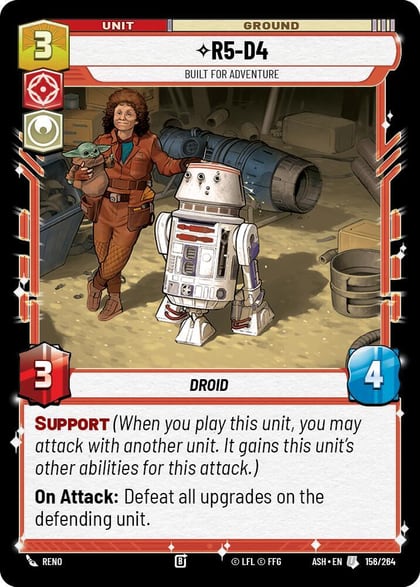 R5-D4 - Built for Adventure, Ashes of the Empire 156/264