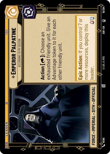 Emperor Palpatine - According to My Design, Ashes of the Empire 15/264