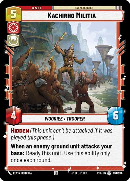 Kachirho Militia, Ashes of the Empire 160/264