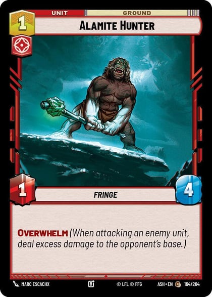 Alamite Hunter, Ashes of the Empire 164/264