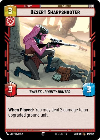 Desert Sharpshooter, Ashes of the Empire 170/264