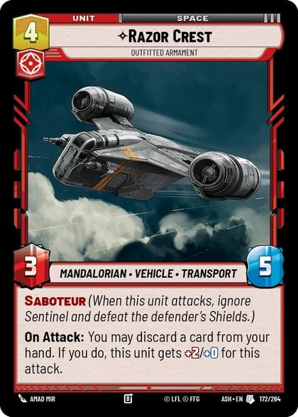 Razor Crest - Outfitted Armament, Ashes of the Empire 172/264