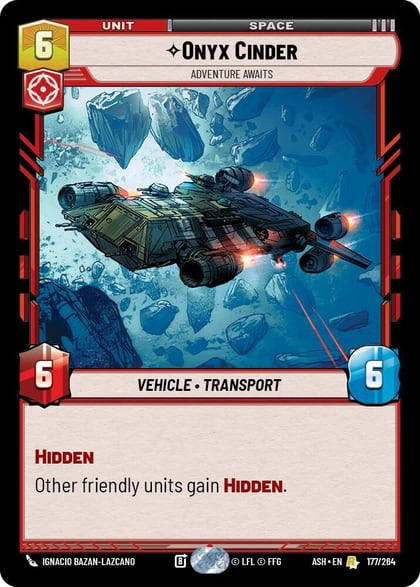 Onyx Cinder - Adventure Awaits, Ashes of the Empire 177/264