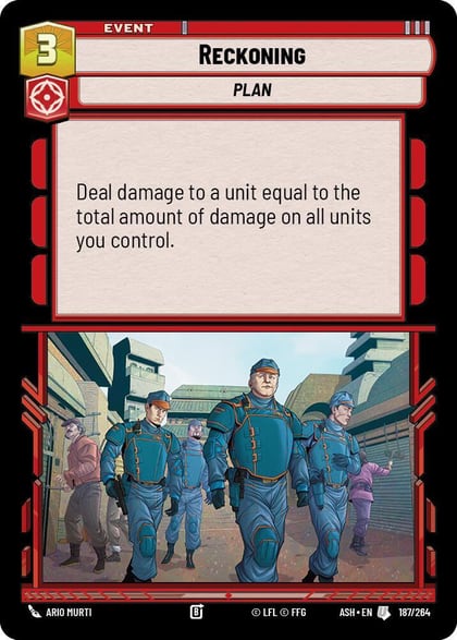 Reckoning, Ashes of the Empire 187/264
