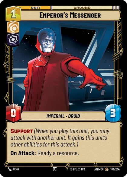 Emperor's Messenger, Ashes of the Empire 189/264