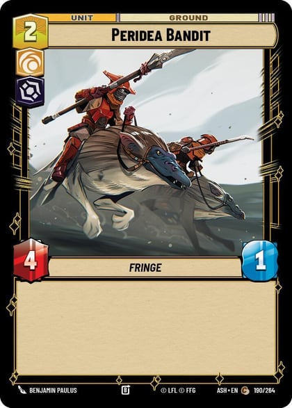 Peridea Bandit, Ashes of the Empire 190/264