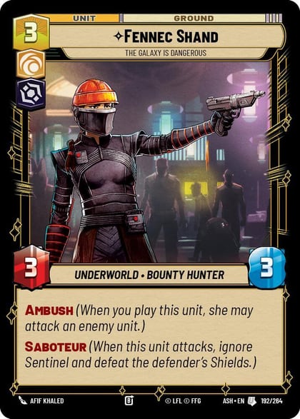 Fennec Shand - The Galaxy Is Dangerous, Ashes of the Empire 192/264