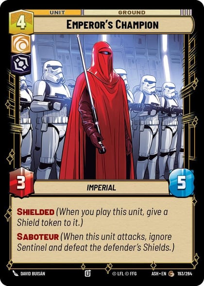 Emperor's Champion, Ashes of the Empire 193/264