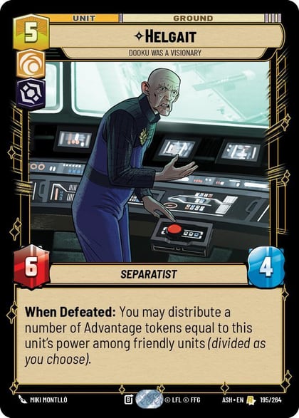 Helgait - Dooku Was a Visionary, Ashes of the Empire 195/264