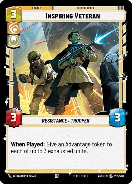 Inspiring Veteran, Ashes of the Empire 205/264