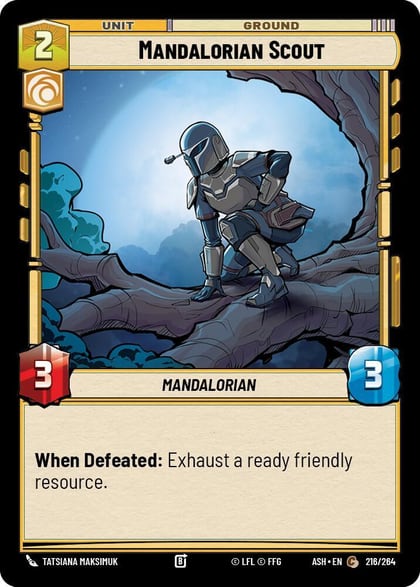 Mandalorian Scout, Ashes of the Empire 216/264