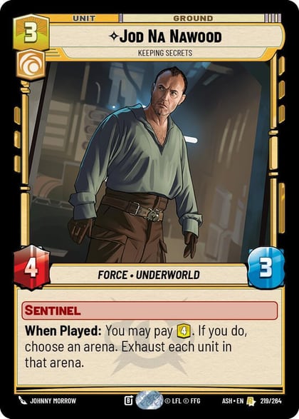 Jod Na Nawood - Keeping Secrets, Ashes of the Empire 219/264