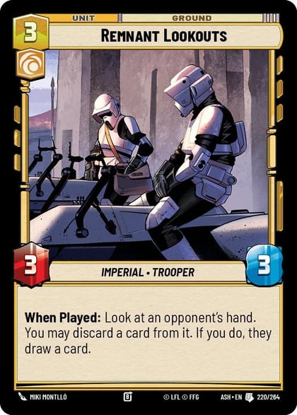 Remnant Lookouts, Ashes of the Empire 220/264