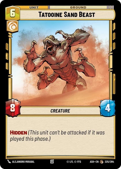 Tatooine Sand Beast, Ashes of the Empire 225/264