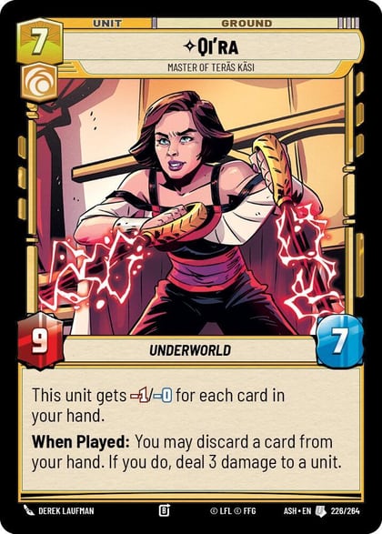 Qi'ra - Master of Teras Kasi, Ashes of the Empire 226/264