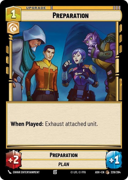 Preparation, Ashes of the Empire 228/264