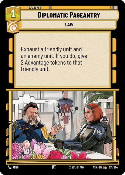 Diplomatic Pageantry, Ashes of the Empire 231/264