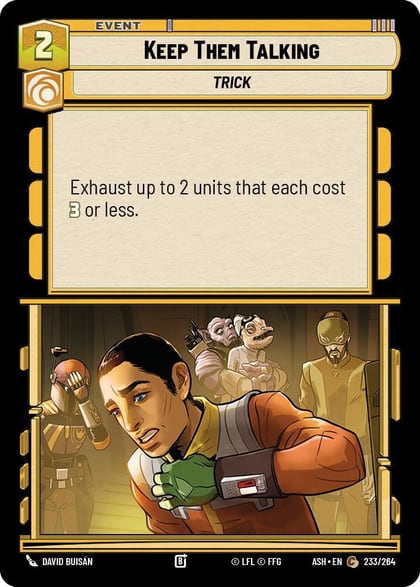 Keep Them Talking, Ashes of the Empire 233/264